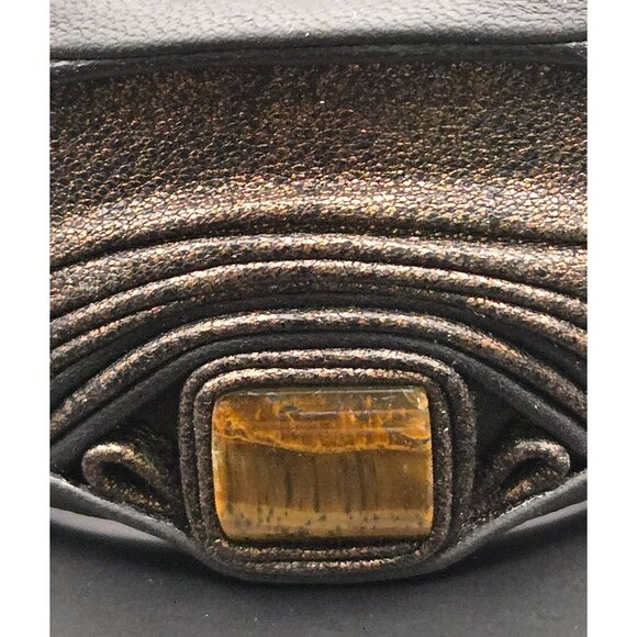 Handmade Leather Bracelet with Tiger's Eye Stone - Picture 9 of 9